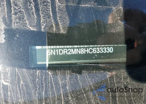 2017 Nissan Pathfinder S z USA, uszkodzony, nr VIN 5N1DR2MN8HC633330